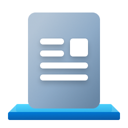 An icon that represents a document.
